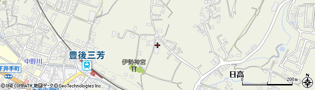 大分県日田市日高1543周辺の地図