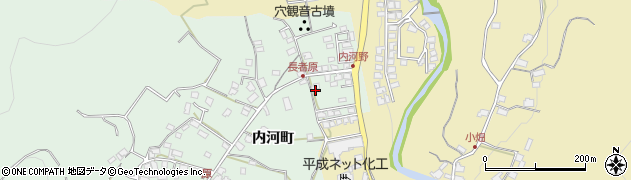 大分県日田市内河野207周辺の地図