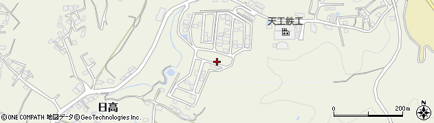 大分県日田市日高1782周辺の地図