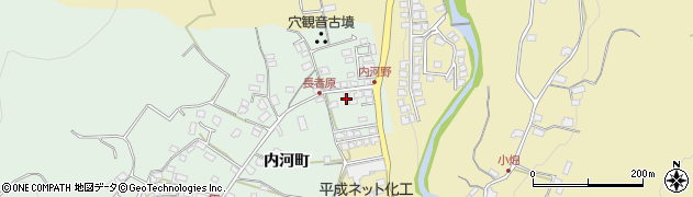 大分県日田市内河野205周辺の地図
