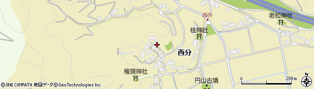 佐賀県小城市西分1292周辺の地図