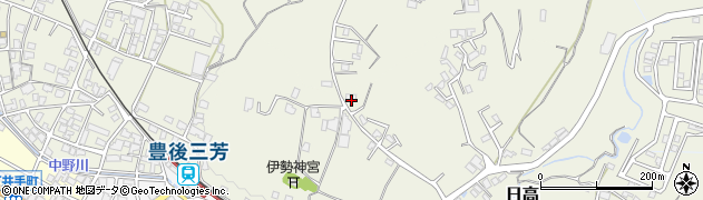大分県日田市日高413周辺の地図