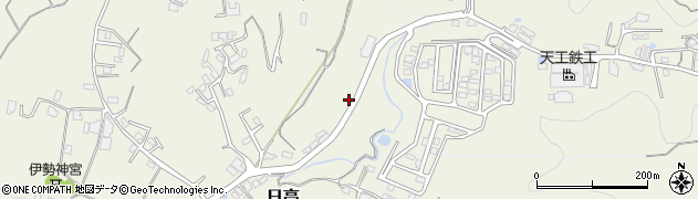 大分県日田市日高1640周辺の地図