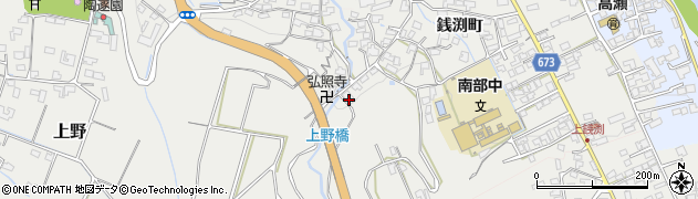 大分県日田市銭渕町110周辺の地図