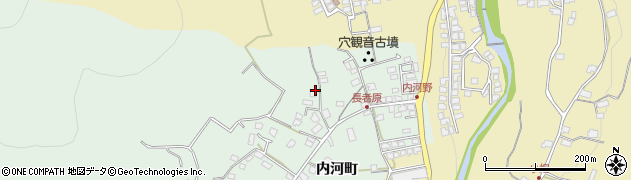 大分県日田市内河野34周辺の地図