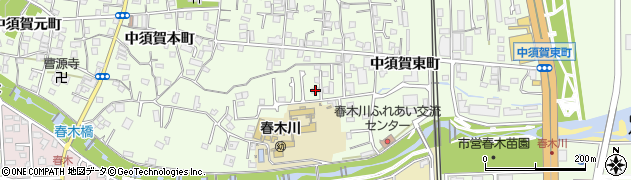 大分県別府市北石垣1225周辺の地図