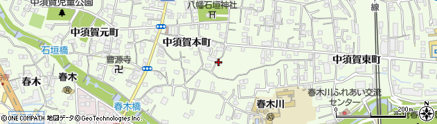 大分県別府市北石垣1080周辺の地図