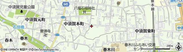 大分県別府市北石垣1079周辺の地図