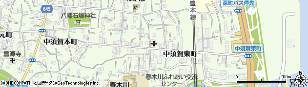 大分県別府市北石垣1109周辺の地図