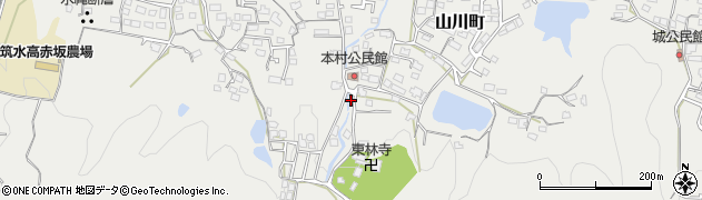 福岡県久留米市山川町612周辺の地図