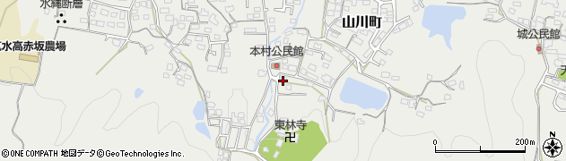 福岡県久留米市山川町614周辺の地図