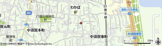 大分県別府市北石垣1103周辺の地図