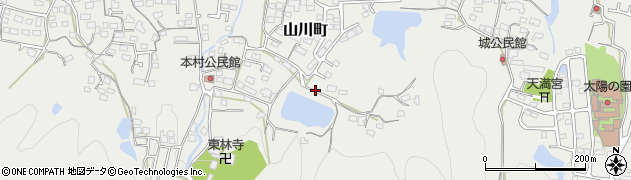 福岡県久留米市山川町741周辺の地図