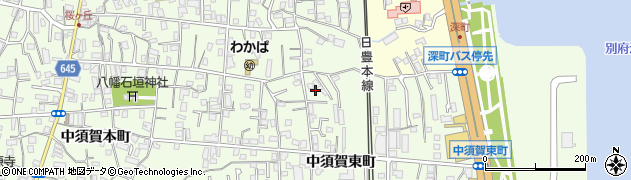 大分県別府市北石垣1134周辺の地図