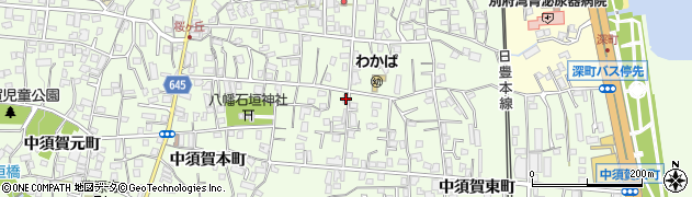 大分県別府市北石垣1092周辺の地図