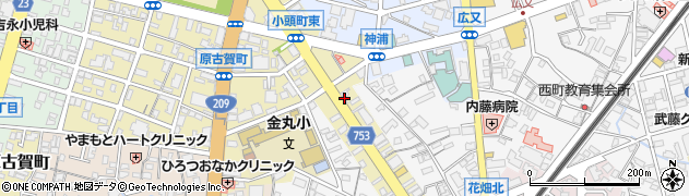 福岡県久留米市小頭町154周辺の地図