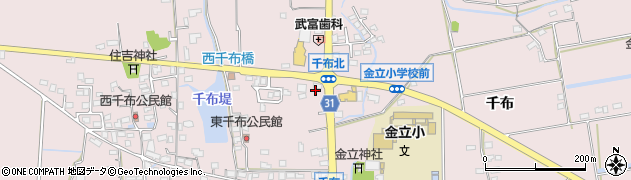 佐賀銀行金立出張所周辺の地図