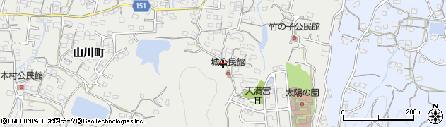 福岡県久留米市山川町921周辺の地図