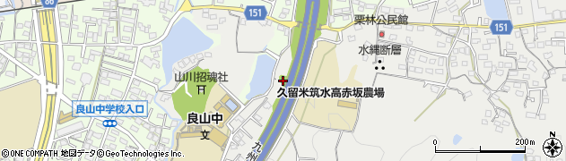 福岡県久留米市山川町120周辺の地図