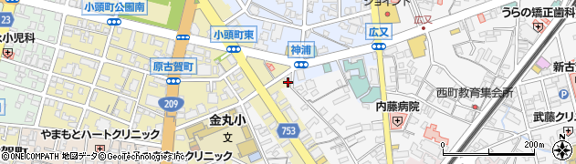 福岡県久留米市小頭町15周辺の地図