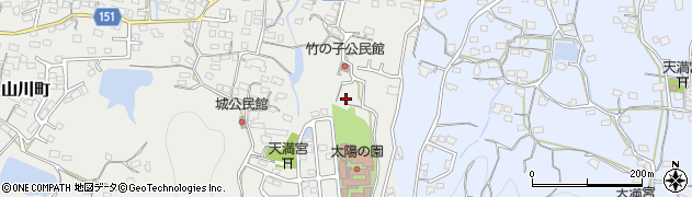 福岡県久留米市山川町1120周辺の地図