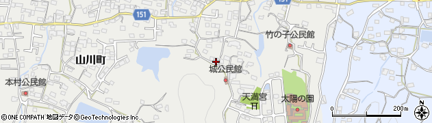 福岡県久留米市山川町886周辺の地図