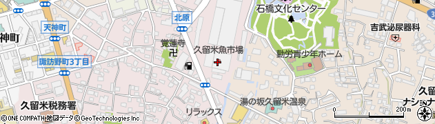 福岡県久留米市諏訪野町2631周辺の地図