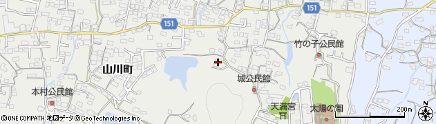 福岡県久留米市山川町871周辺の地図