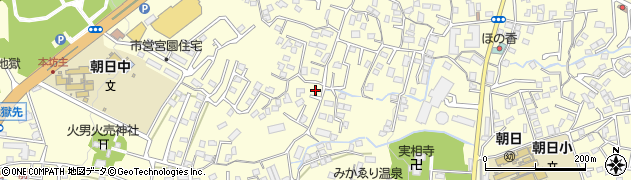 大分県別府市火売周辺の地図