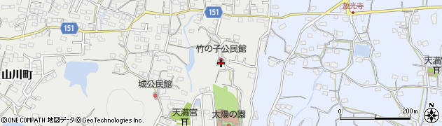 福岡県久留米市山川町1127周辺の地図