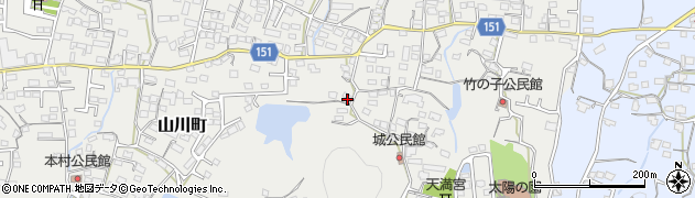 福岡県久留米市山川町875周辺の地図