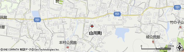 福岡県久留米市山川町674周辺の地図