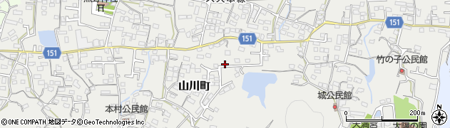 福岡県久留米市山川町715周辺の地図
