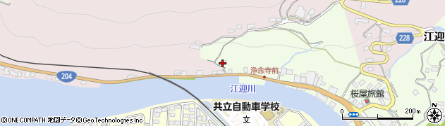 長崎県佐世保市江迎町長坂223周辺の地図