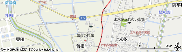 佐賀県吉野ヶ里町（神埼郡）曽根周辺の地図