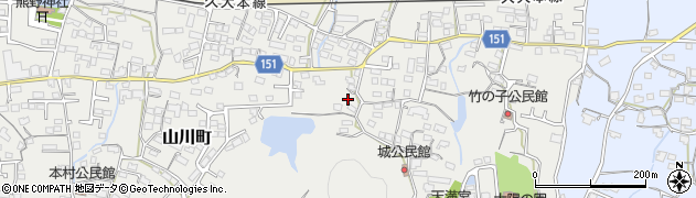 福岡県久留米市山川町879周辺の地図
