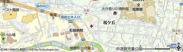 別府大学　歴史文化総合研究センター周辺の地図