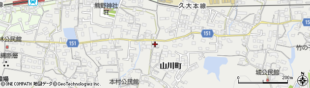 福岡県久留米市山川町700周辺の地図