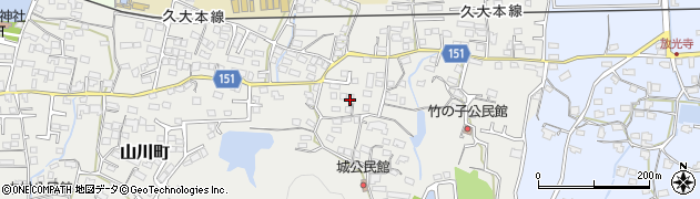 福岡県久留米市山川町891周辺の地図