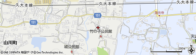 福岡県久留米市山川町1181周辺の地図