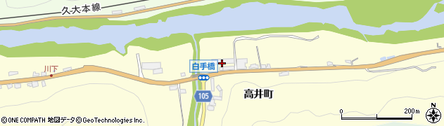 白手橋自動車株式会社周辺の地図