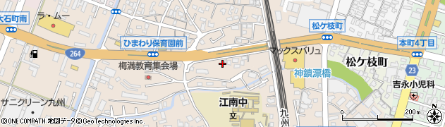福岡県久留米市白山町28周辺の地図