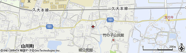 福岡県久留米市山川町897周辺の地図