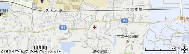 福岡県久留米市山川町880周辺の地図