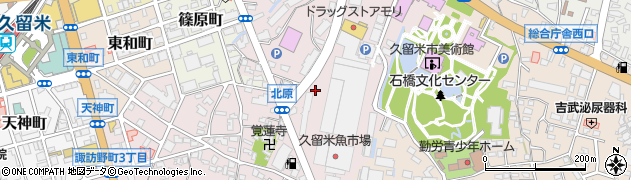福岡県久留米市諏訪野町2685周辺の地図
