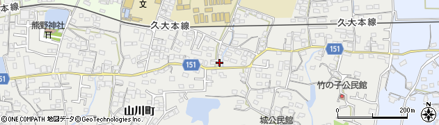 福岡県久留米市山川町1246周辺の地図