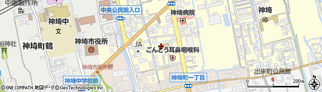 神埼双葉園周辺の地図