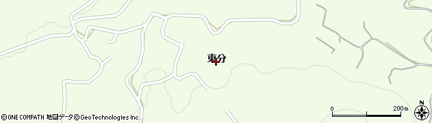 佐賀県伊万里市山代町（東分）周辺の地図