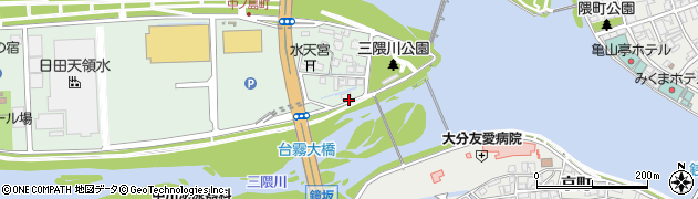 日田淡水魚センター周辺の地図