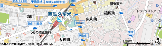 株式会社ハウスメイトショップ　久留米店周辺の地図